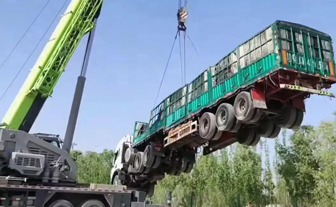 古交道路脱困救援案例